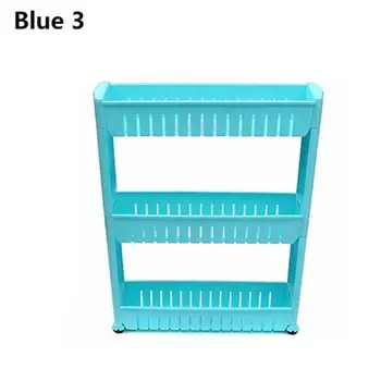 

Multifunctional Practical Convenient Creative Kitchen Crevice Storage Shelf Bedroom Bathroom Organizer Movable Storage Rack