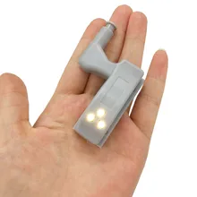 Thrisdar универсальная светодиодная подсветка под шкаф внутренняя шарнирная лампа Шкаф ночной Светильник кухонная мебель лампы