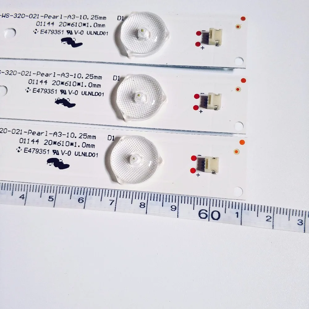 1 комплект = 3 шт. TC-32A400U V320HWSD06 TH-32A400C TC_-32A400B TC-32A400X светодиодная подсветка для 131126-WS-320-021-Pear1-A3-10.25mm 7 ламп