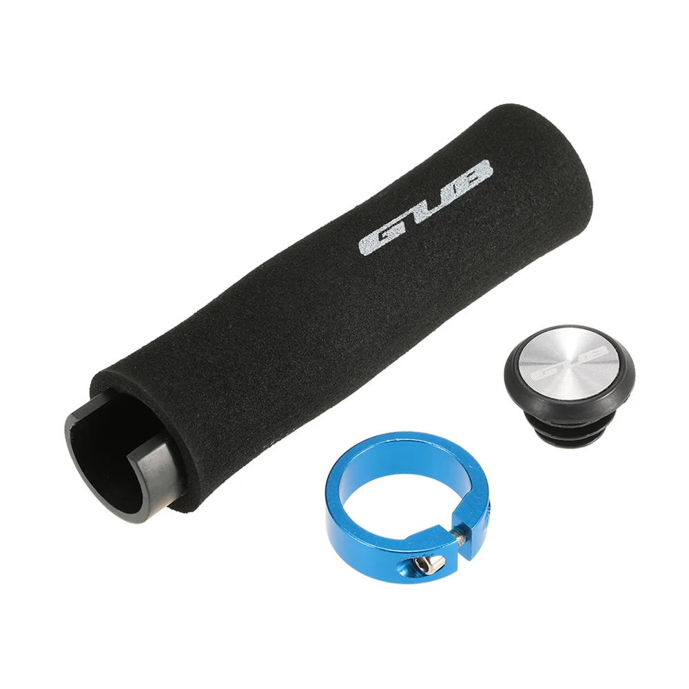 GUB 1 Pair of MTB Road Cycling Bicycle Handlebars Grips Locking Grips Skid-Proof Grips Anti-Skid Rubber Bicycle Grips Lock On