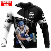 Tessffel Painter Worker 3D Printed 2022 New Fashion For Men/Women Hooded Sweatshirt Zipper Hoodies Casual Unisex Pullover P09 1
