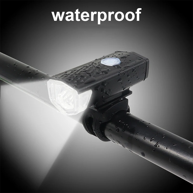 Bike Light Front Light Bike Headlight Bicycle LED Flashlight Lantern USB Rechargeable 300 Lumens 3 Modes Bicycle Lamp Cycling