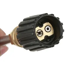 1/4 Штепсель быстрого подключения высокого давления водяной пистолет сопло Регулируемый Stragiht линия 2 отверстия автомойка пистолет головка автомобильные аксессуары