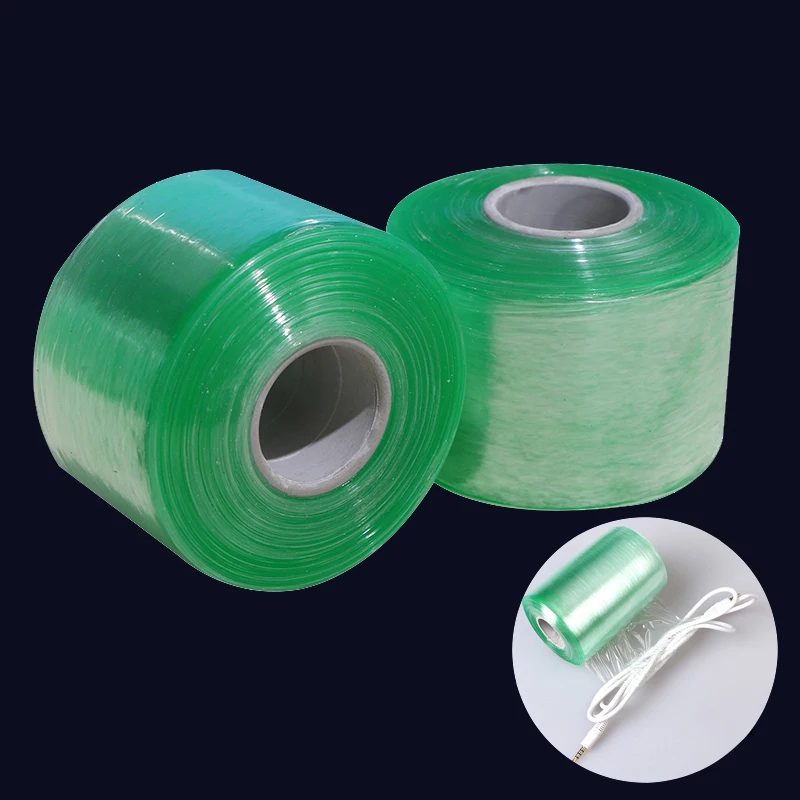 

Pvc Stretch Film Self-sticking Anti-static Protection Wrap Line Transparent Hardware Hose Components Window Cable Wire Grafting