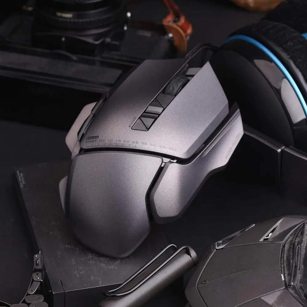  Professional USB Wired Optical Gaming Mouse 8200DPI Adjustable 7 Buttons with Colorful Backlight Fo