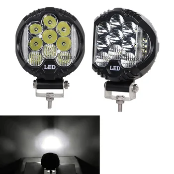 

2Pcs 45W 4 Inch Work Lights Led Off-road Driving Fog Light 12V White for Car 4x4，ATV，SUV，Jeep Wrangler JK,truck