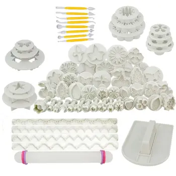 

68pcs 21 Sets Cake Decration Tool Set By Catalina Fondant Cake Cutter Mold