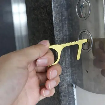 

Clean Key Non-contact Key Edc Door Opener Brass Color Closer Contactless Safety Tool for Outdoor