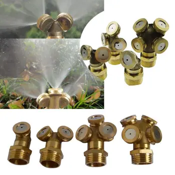 

1-4 Holes Copper Garden Sprayers Adjustable Metal Irrigation Spray Tools Accessories