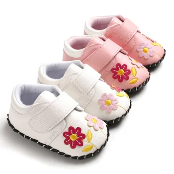

Toddler Infant Kids Baby Girls Cartoon Anti-slip Shoes Soft Sole Squeaky Sneakers First Walkers Shoes New
