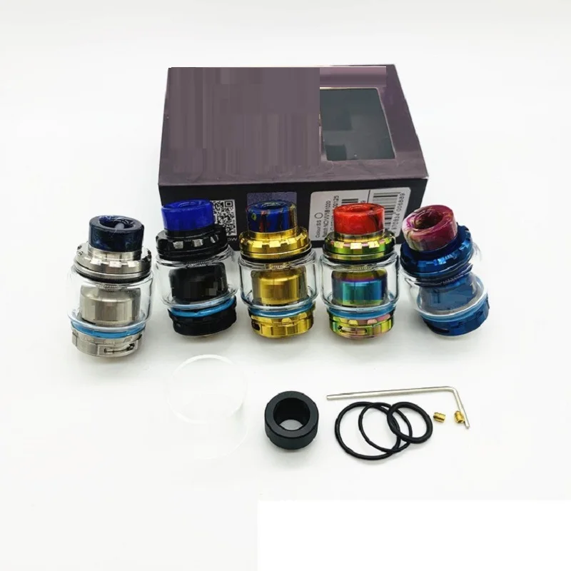 

RTA 3ml 5ml tank atomizer with airflow intake Dual Coil Upgraded For E Cigarette Box Mod Vape color Newest Kylin V2 rta atomizer