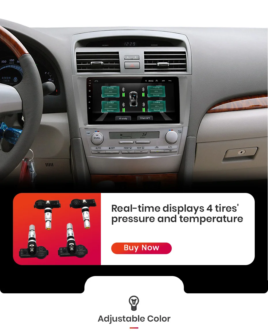 Cheap Junsun V1pro 4G+64G CarPlay Android 9.0 For Toyota Camry 40 50 2006-2011 Car Radio Multimedia Video Player Navi GPS 2 din dvd 16