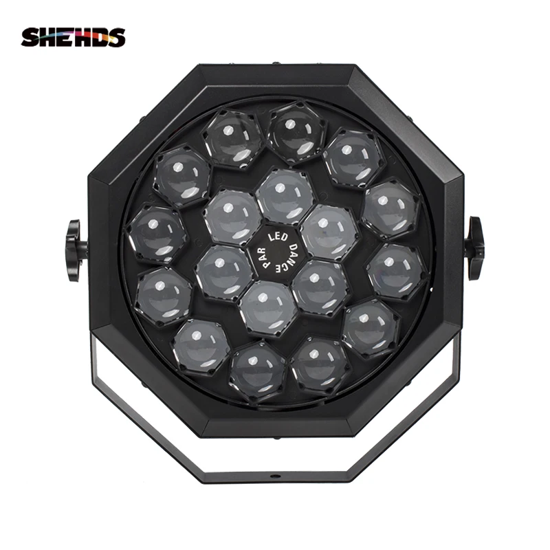 SHEHDS Led 18x12 Вт пчелиный глаз Par Светильник RGBW 21/12 DMX профессиональный высококачественный сценический DJ вечерние бальные бар Свадебный светильник