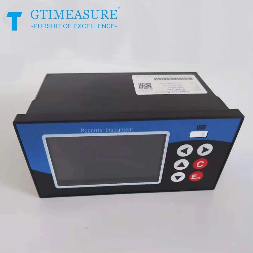 Chart Data Recorder Temperature PT100 K J 4-20mA Datalogger 6 Channels Analog Data Logger