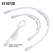 Светильник ing аксессуары 30 см/50 см соединительный кабель и 100 см EU US AU UK штекер шнур питания для трубки светодиодный светильник