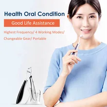 Ультра-звуковая акустическая электрическая стоматологическая щетка для удаления пятен зубов зубной камень инструмент для чистки полости рта Отбеливание зубов Вибрация зубная щетка