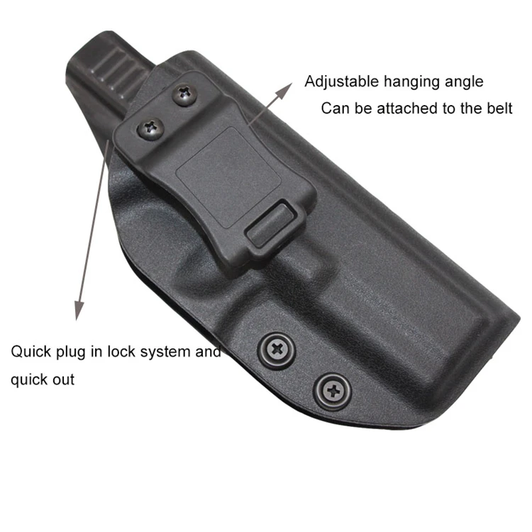 Военная кобура Kydex Glock для Glock 17 22 31 чехол для пистолета Тактический скрытый прикрепляемый пояс кобуры для охоты на открытом воздухе