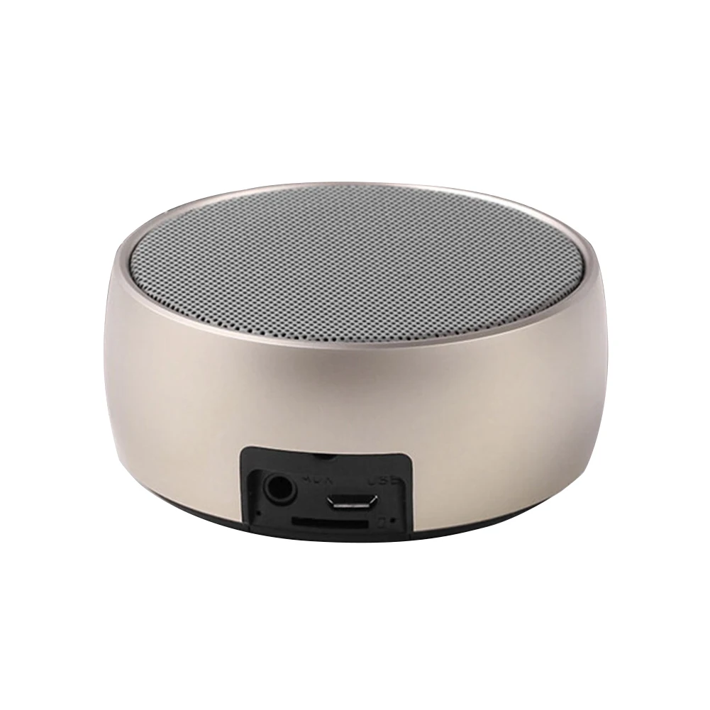 Мини металлический супер бас громкий динамик s беспроводной Bluetooth 3,1+ EDR динамик для мобильного телефона планшета аудио усилитель - Цвет: Золотой