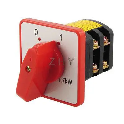 

HZ5-10/1.7 L03 AC 380V 10A OFF/ON Universal Changeover Switch
