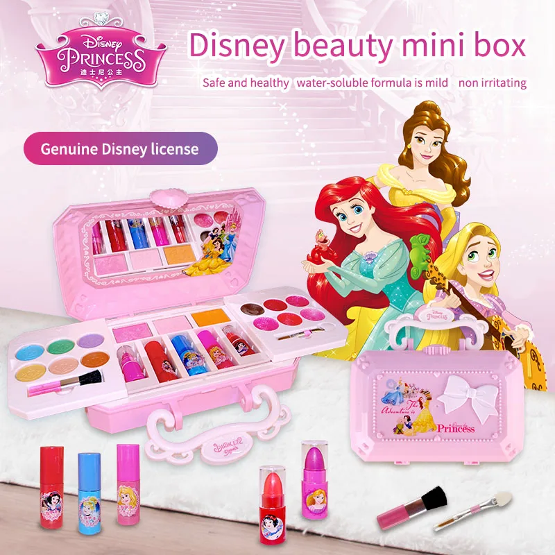 Slink Achtervoegsel accumuleren Disney Prinses Beauty Mini Doos Meisjes Spelletjes Baby Cosmetica Veilig En  Gezond Water Oplosbare Speelhuis Kinderen Make-Up Meisjes Speelgoed -  AliExpress Speelgoed & Hobbies