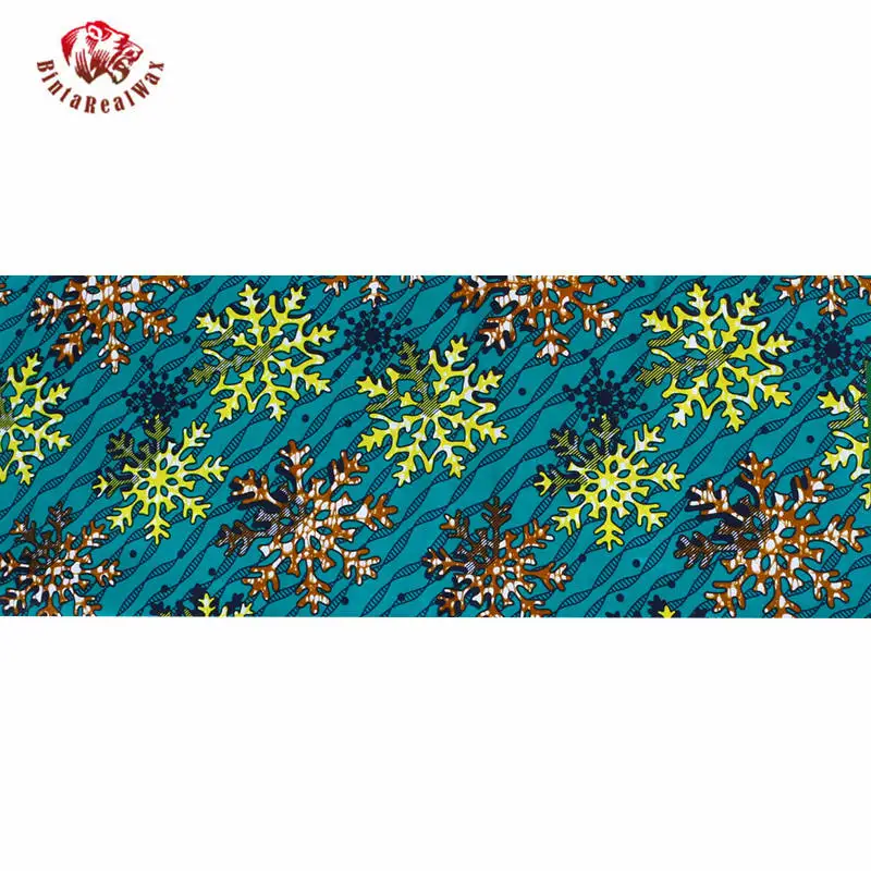 BintarealWax Африка хлопок высокого качества Фабричный воск голландский Африканский вощеная ткань bintareal горячая Распродажа дизайн для женщин платье 24FS1087 - Цвет: 1