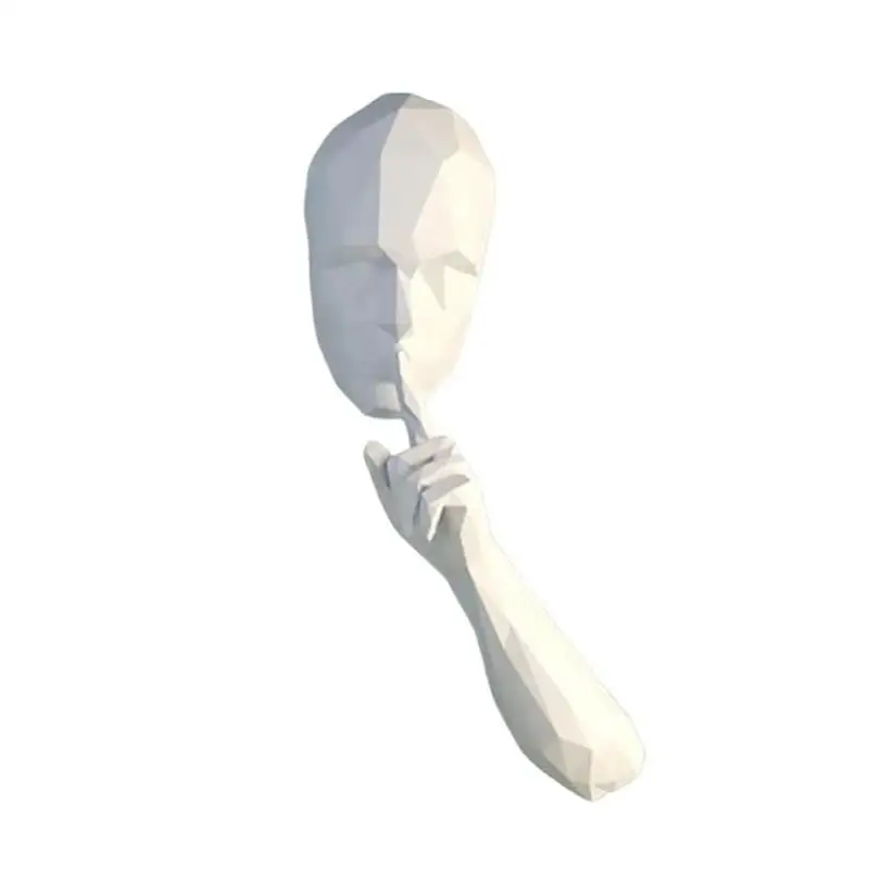 3D Paper Model of The Silent Person Paper craft Home library Wall Decoration Puzzles Educational DIY Children Kids Birthday Toys