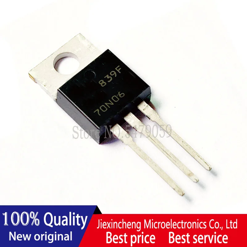 

10PCS LTP70N06 70N06 MOSFET 70A 60V TO220 New original