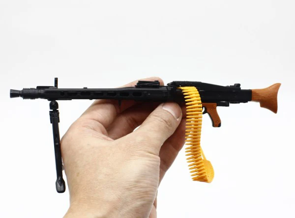 1:6 MG42 пулемет общего назначения, сборная модель пистолета, пластиковое оружие для 1/6 солдат, военные строительные блоки, игрушка