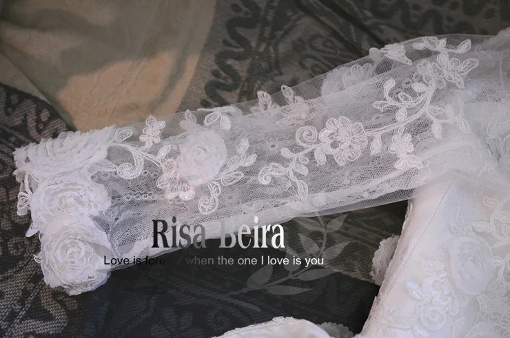 casamento мода vestido de noiva длинные кружевные рукава Цветы вечерние свадебное платье Мать невесты платья