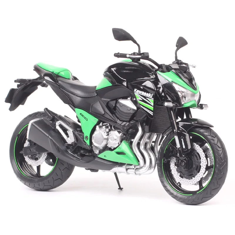 Automaxx масштаб 1:12 уличный гоночный велосипед Kawasaki Z800 Литые и игрушечный автомобиль