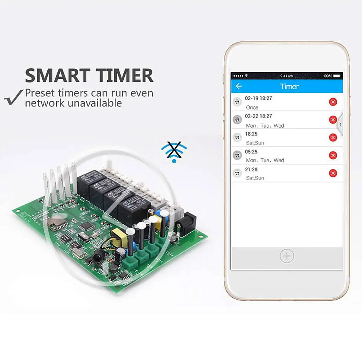 SONOFF 4CH Pro R2 RF Умный дом модуль 2,4 ГГц 433 МГц беспроводной WiFi переключатель приложение дистанционное управление Inching/самоблокирующийся/Блокировка