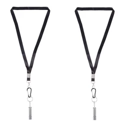 2 Sets Emergency Whistle Camping Whistle Survival Whistle Pet Training Whistle