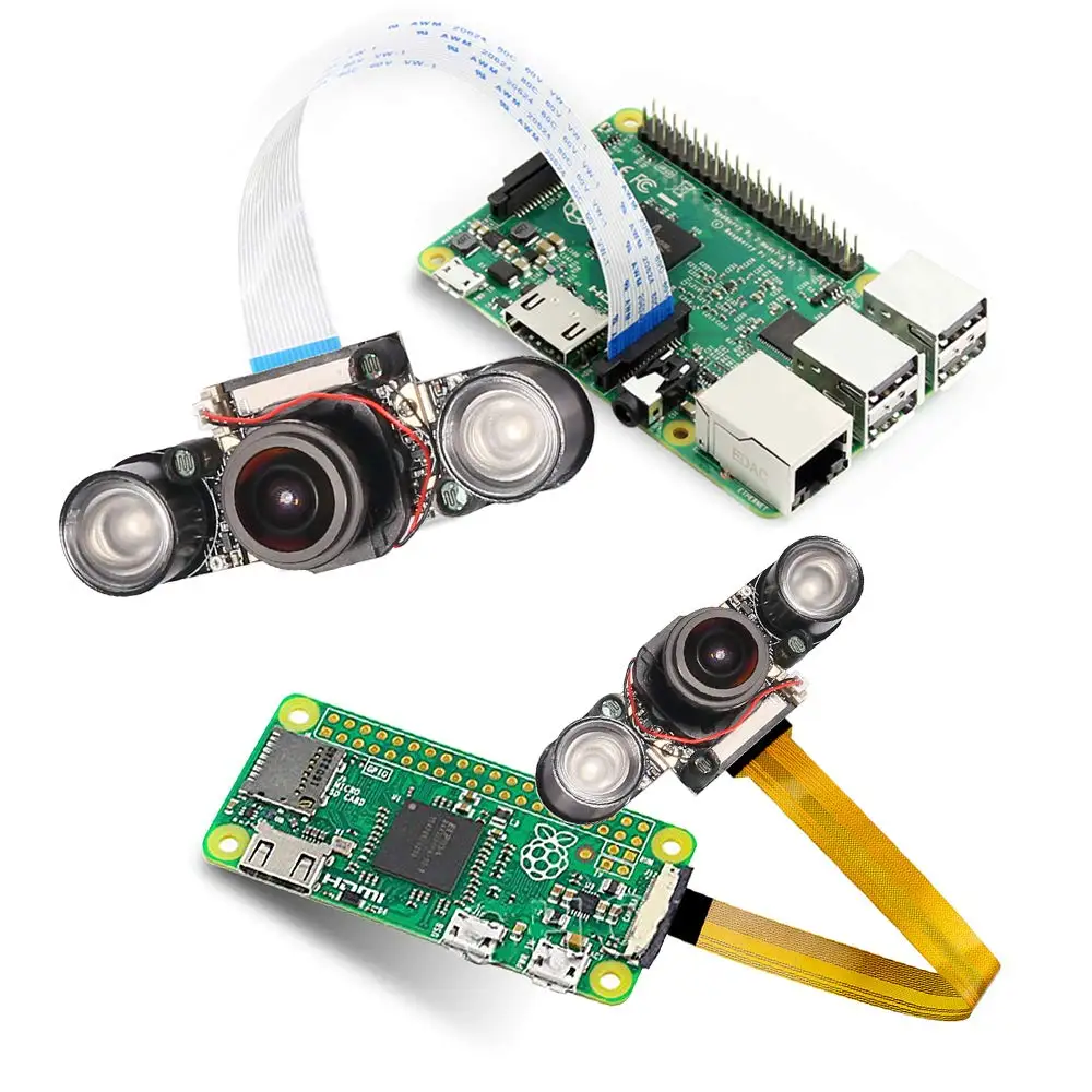 Raspberry Pi 3 b+ камера Широкоугольный 175 градусов 5MP OV5647 IR-Cut автоматический переключатель дневного/ночного видения для Raspberry Pi B+ 2B Pi Zero W