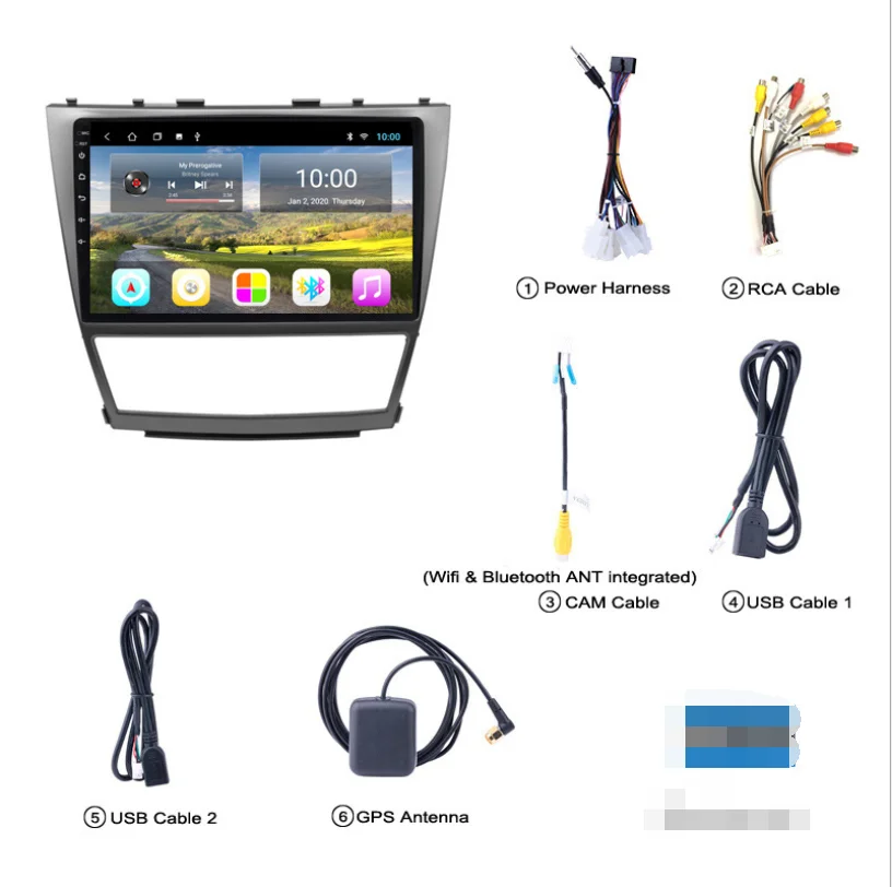 ChoGath 10 2 ''четырехъядерный процессор ОЗУ 1 ГБ Android 9 0 автомобильное радио GPS