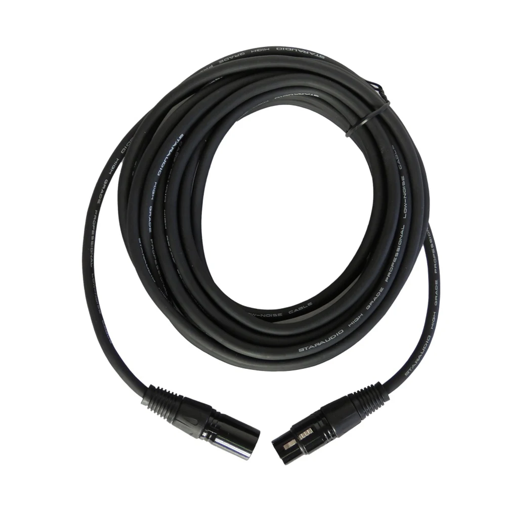 STARAUDIO 2 шт 25 футов (7 5 м) папа мама микшер спикер 3 Pin экранированные кабели XLR SMFC