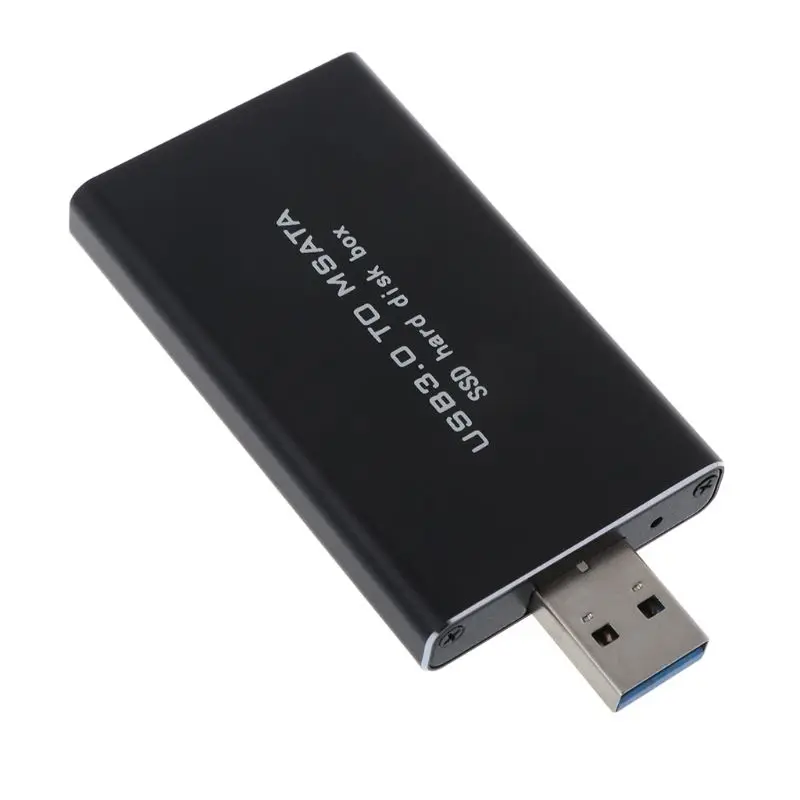 USB 3,0 для mSATA SSD жесткий диск конвертер адаптер корпус Внешний чехол коробка ASM1153E