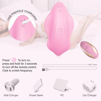 Portable Panty Vibrator Invisible Wearable Vibrating Egg Clitoris Stimulator Wireless Remote Control Sex Toys for Woman 9 Modes 5