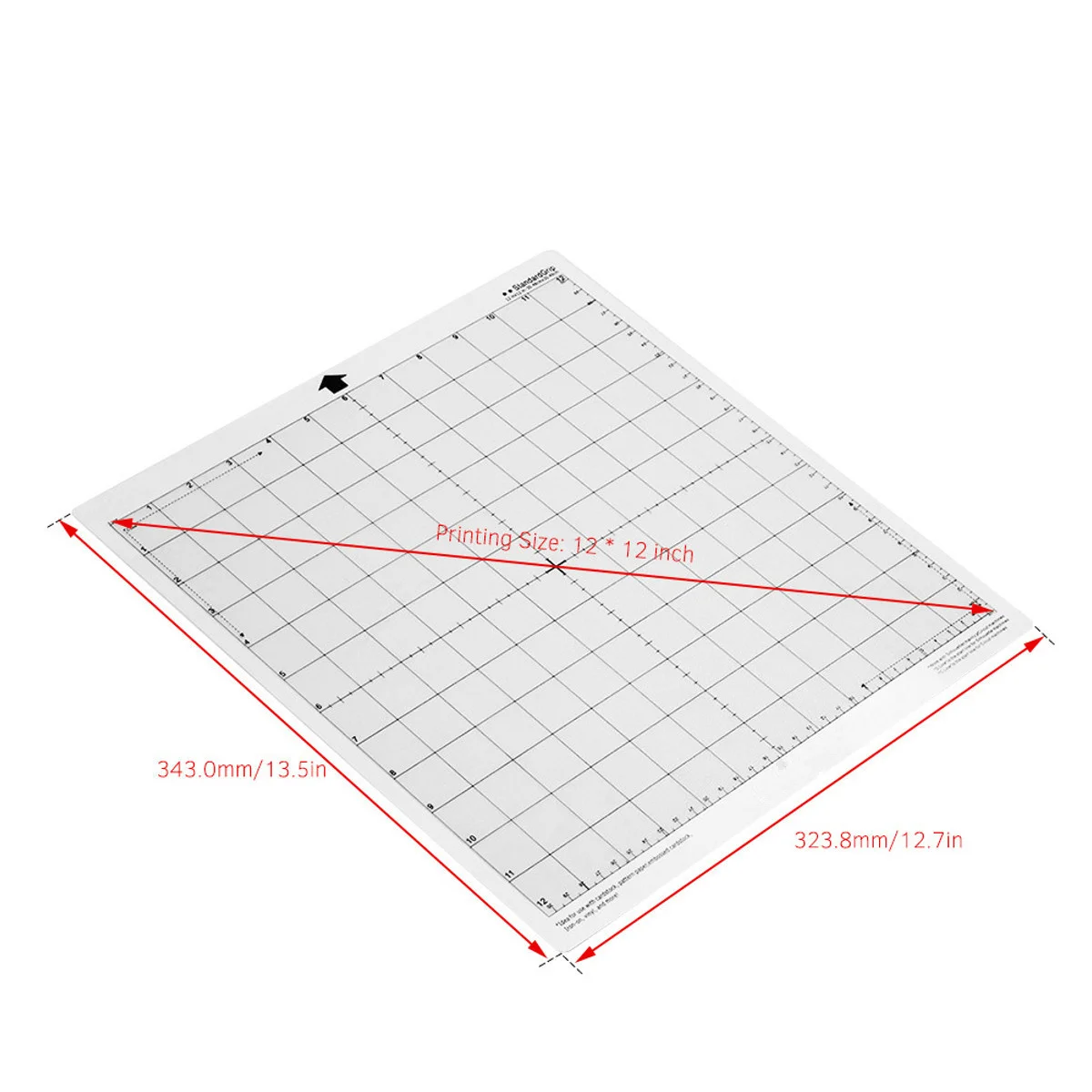 6 шт. сменный коврик для резки прозрачный липкий коврик с измерительной сеткой 12 на 12 дюймов для silhouette Cameo плоттер
