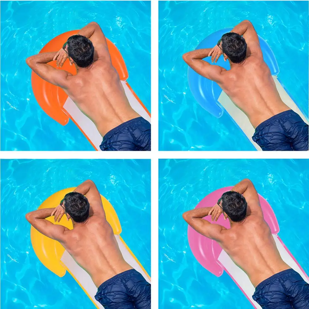 Складной водный гамак плавательный бассейн для взрослых Piscina надувной матрас пляжный шезлонг плавающая спальная кровать летнее кресло
