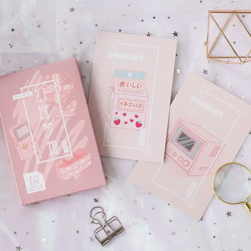

Letter of Lovers Boxed Postcard "Fantasy Dreams" Regular Creative Gift Card Message Card Greeting Card 30 Set Card