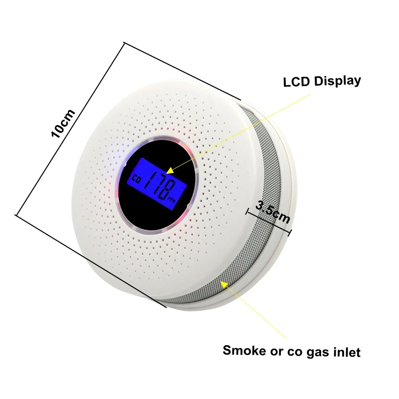 Smoke&Carbon Monoxide Detector 12