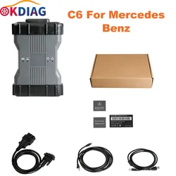 Multiplexeur VCI avec logiciel HDD, pour Mercedes Benz C6 OEM DoIP Xentry diagnostic V2021.6, pas besoin d'activation 