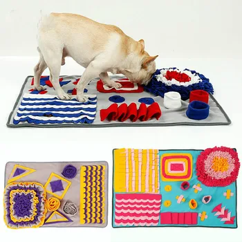 

Pet Mat Interactive Dog Snuffle Mat Slow Feeding Dog Cat Food Mats Nosework Pet Activity Training Blanket