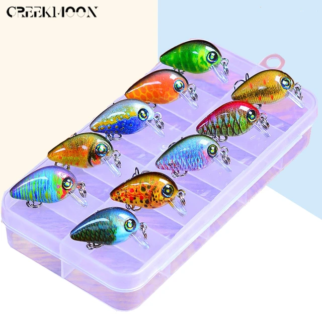 10/6/5pcs Mixed Colors Fishing Lures Set Crankbaits / Popper / Minnow Baits  Kit With Box Treble Hooks Fishing Tackle Hard Bait - Fishing Lures -  AliExpress