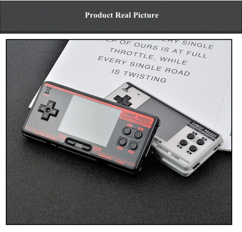 New FC3000  V3 Handheld game Player 3 inch HD IPS screen Support 8 emulators Built in 2000+ classic games Handheld game console