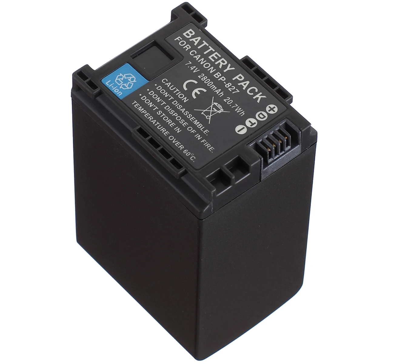 Аккумулятор для видеокамеры Canon LEGRIA HFM31, HFM32, HFM36, HFM40, HFM41, HFM46, LEGRIA HF M31, M32, M36, HF M40, M41, M46 - Цвет: 1x BP-827 Battery