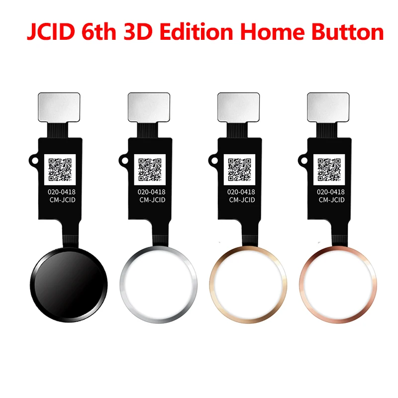 

JC Home Button JCID 6th Generation 3D Universal Touch Fingerprint Flex Cable For IPhone 7 7plus 8 8plus Return Button