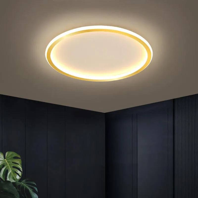 Modern minimalist ultra-thin round LED ceiling lamp 20W bedroom living room dining hall corridor study lamp