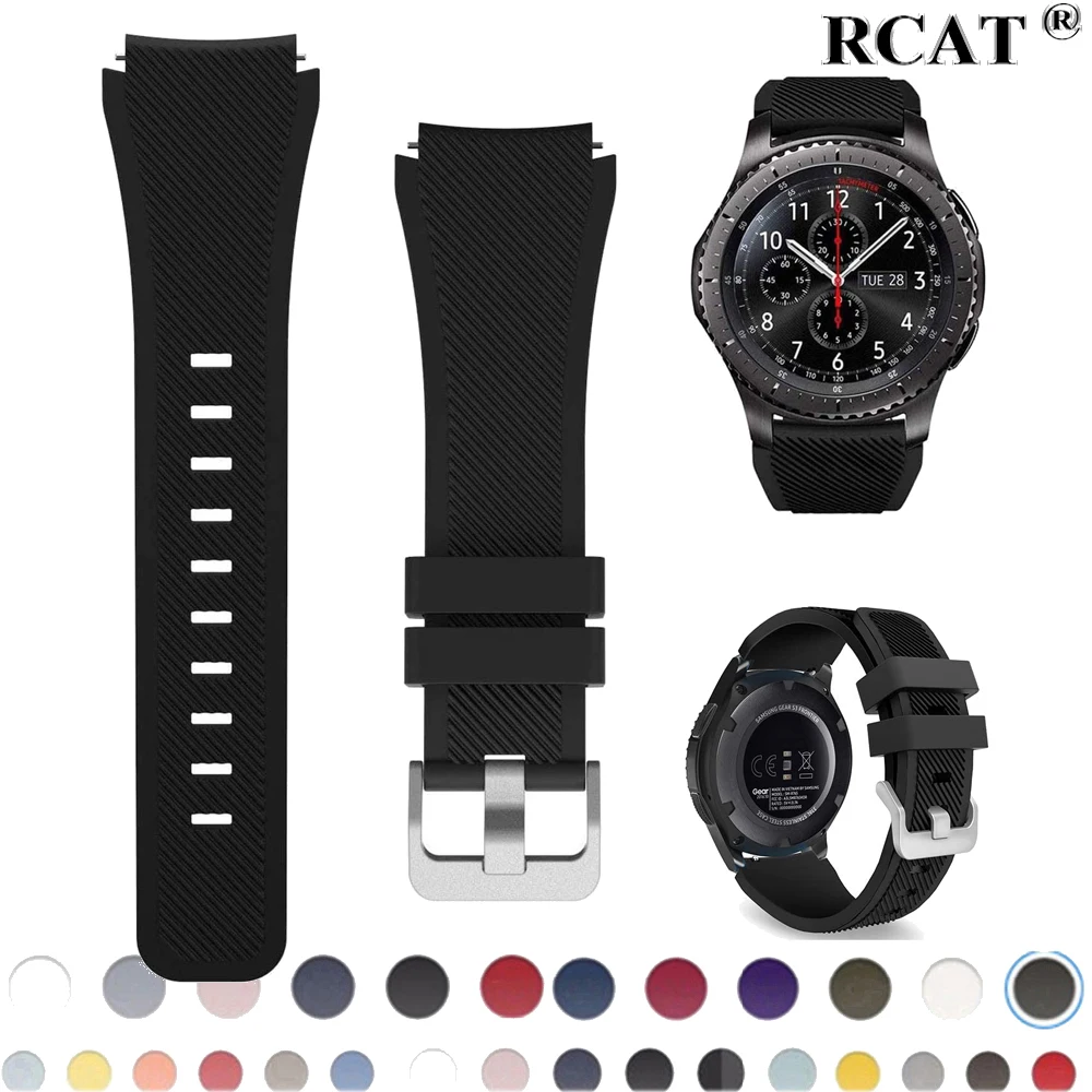 Correa para Samsung Galaxy reloj de 3 45mm/41/activo 2 DE S3 frontera/huawei watch gt 2e/2/bip amazfit/gts Correa 20/22mm reloj banda