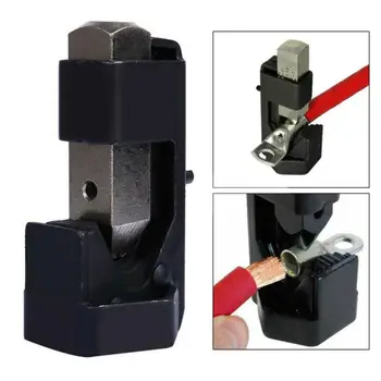 

New Electrician Wire Terminal Battery Crimping Plier DIY Connect Spring Loaded Welding Lug Tool Auto Home Durable Cable Hammer